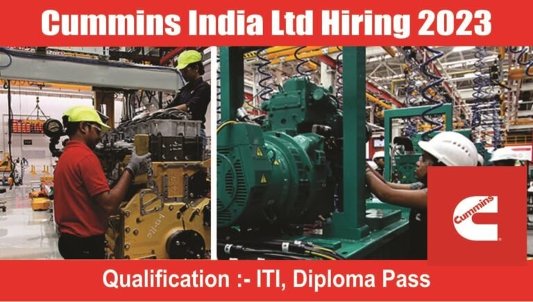 Cummins India Ltd Hiring 2023