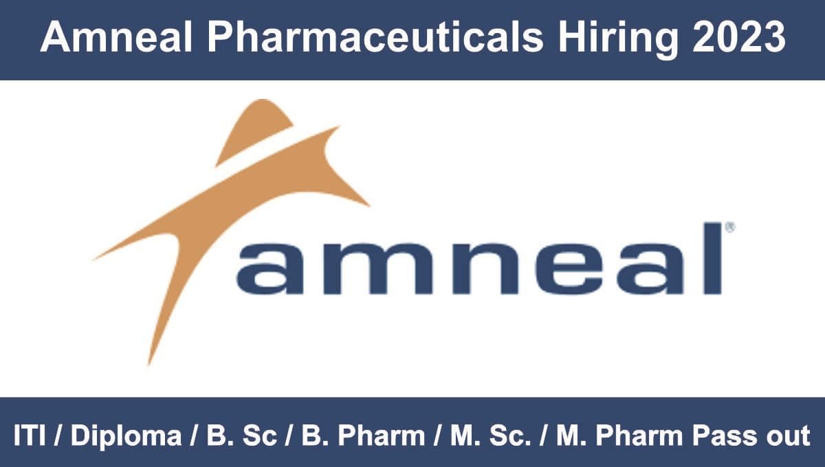 Amneal Pharmaceuticals Hiring 2023