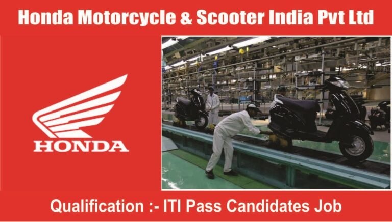 Honda Motorcycle & Scooter India Pvt Ltd Hiring 2023