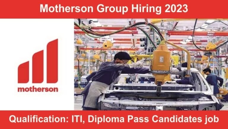 Motherson Group Hiring 2023