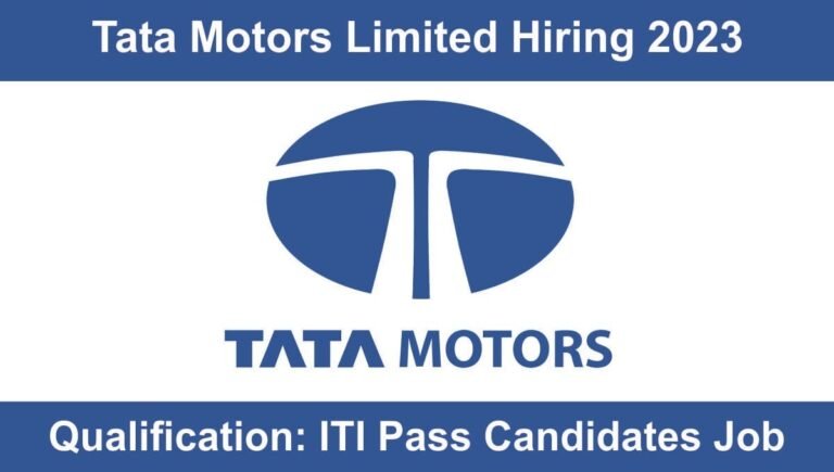 Tata Motors Limited Hiring 2023