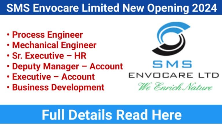 SMS Envocare Limited New Opening 2024