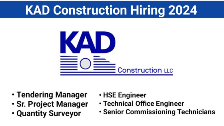 KAD Construction Hiring 2024