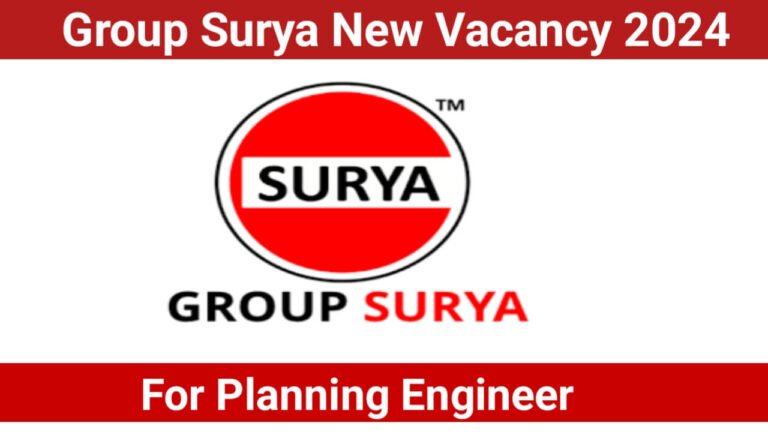 Group Surya New Vacancy 2024