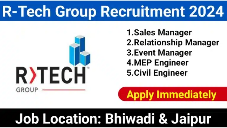 R-Tech Group New Job Vacancy 2024