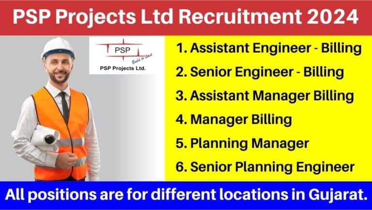 PSP Projects Ltd Recruitment 2024