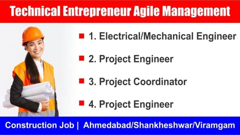Technical Entrepreneur Agile Management Recruitment 2024