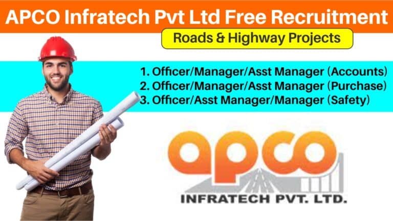 APCO Infratech Pvt Ltd Free Recruitment