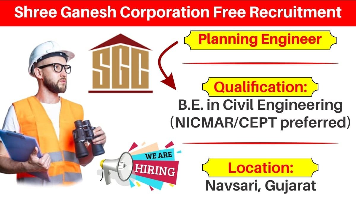 Shree Ganesh Corporation Free Recruitment 2024
