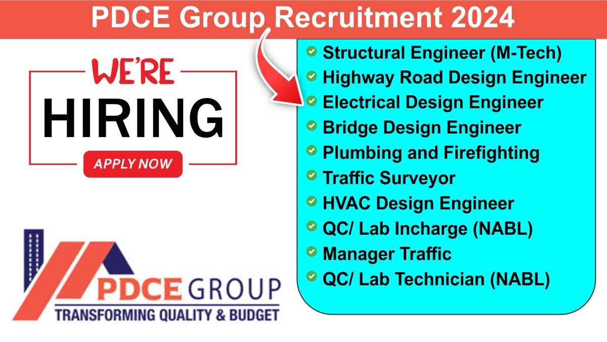 PDCE Group Recruitment 2024