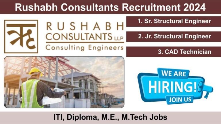 Rushabh Consultants Recruitment 2024