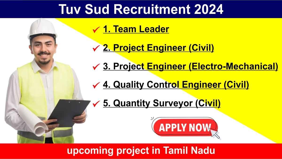 Tuv Sud Recruitment 2024