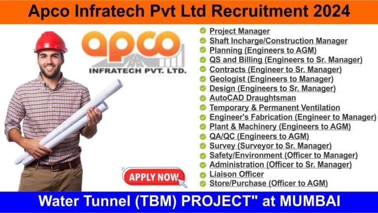 Apco Infratech Pvt Ltd Recruitment 2024