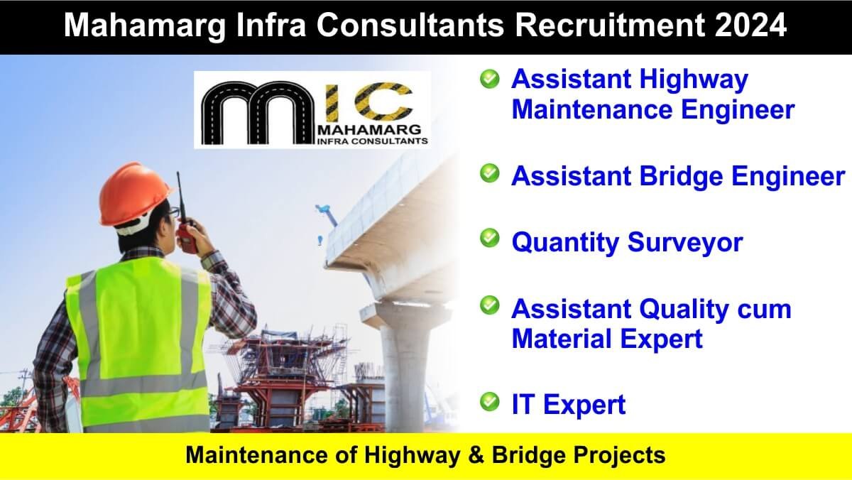 Mahamarg Infra Consultants Recruitment 2024