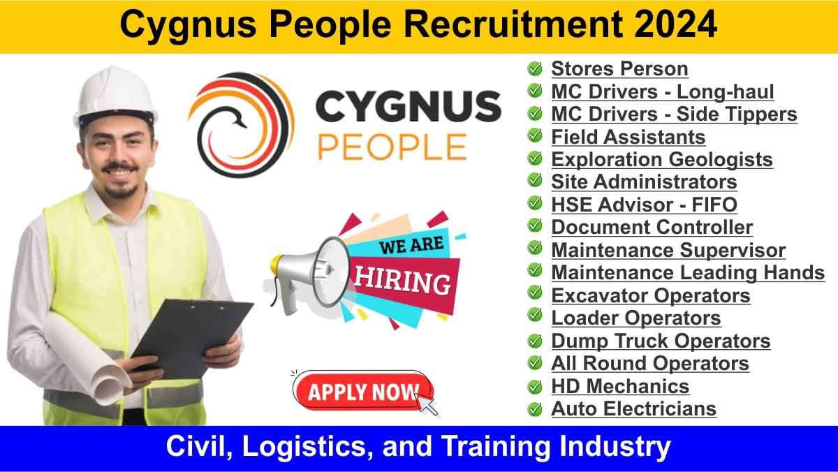 Cygnus People Recruitment 2024