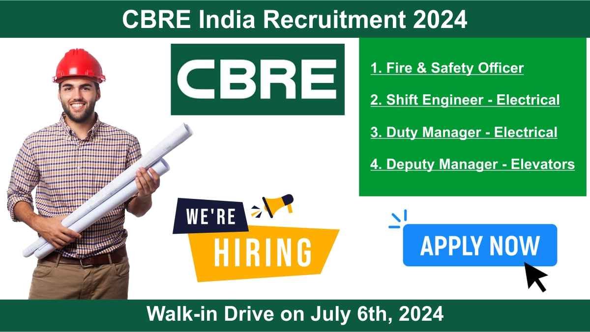 CBRE India Recruitment 2024