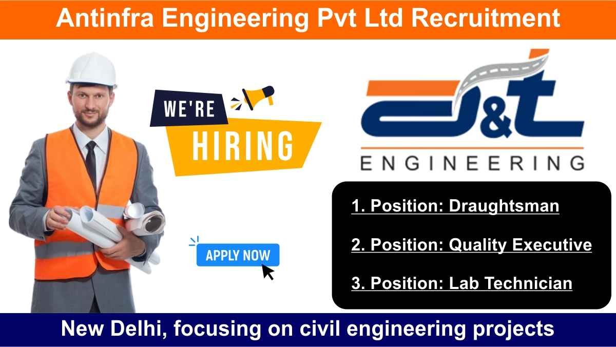 Antinfra Engineering Pvt Ltd Recruitment