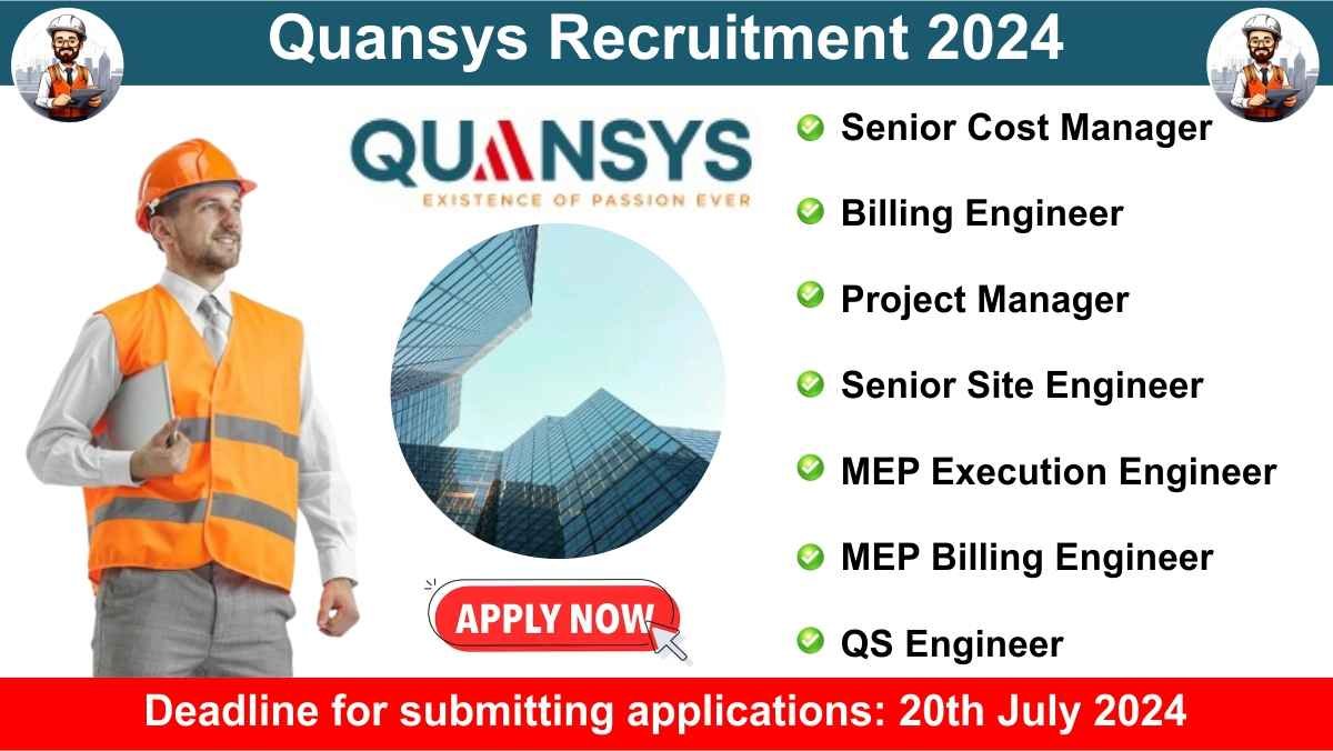 Quansys Recruitment 2024