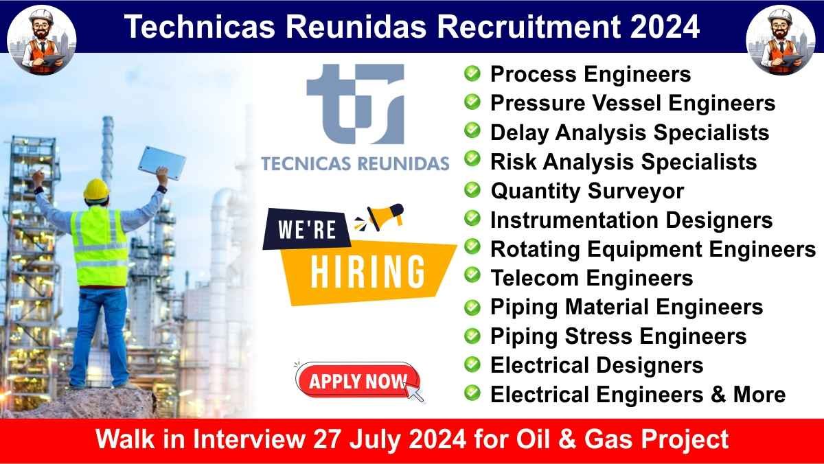 Technicas Reunidas Recruitment 2024