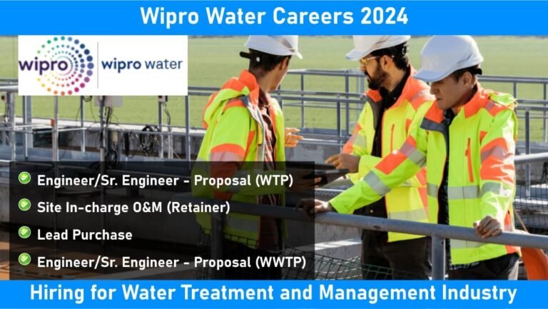 Wipro Water Careers 2024