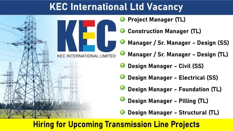 KEC International Ltd Vacancy