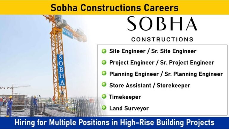 Sobha Constructions Careers