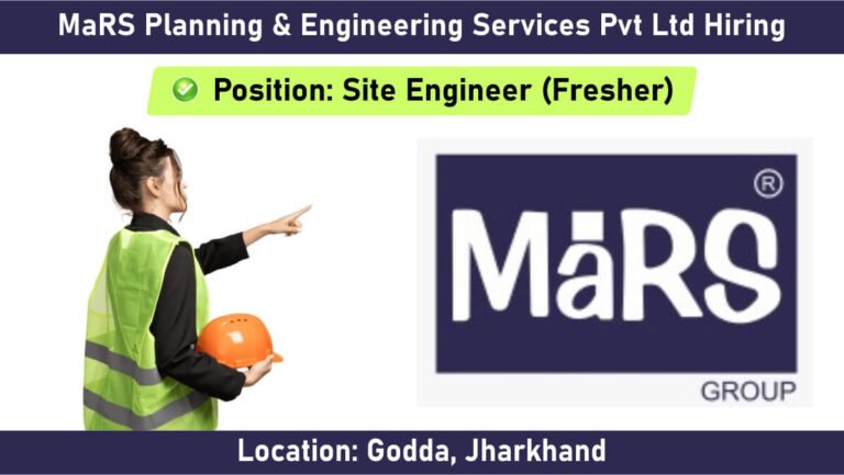 MaRS Planning & Engineering Services Pvt Ltd Hiring