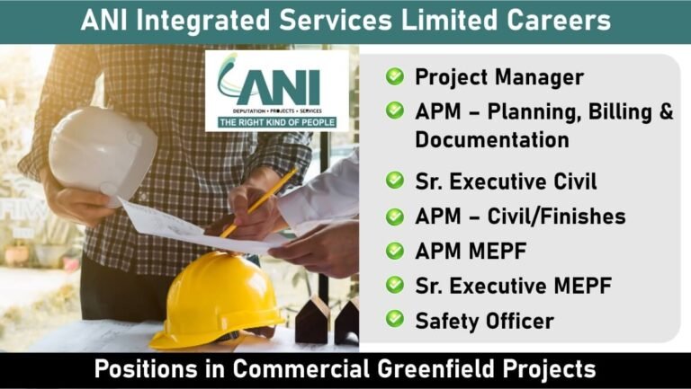 ANI Integrated Services Ltd Careers