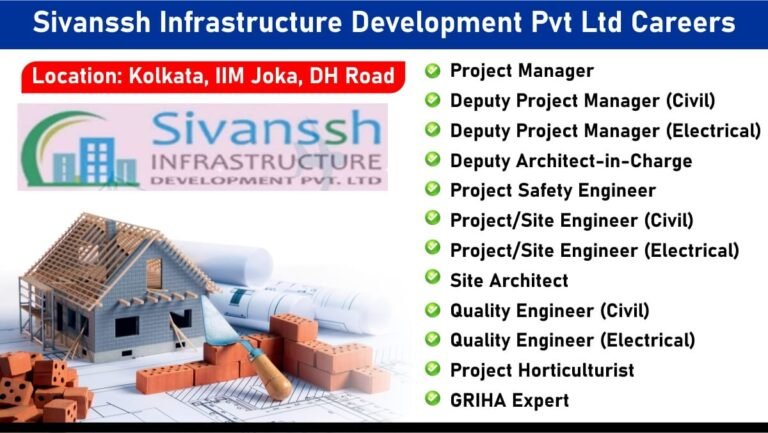 Sivanssh Infrastructure Development Pvt Ltd Careers