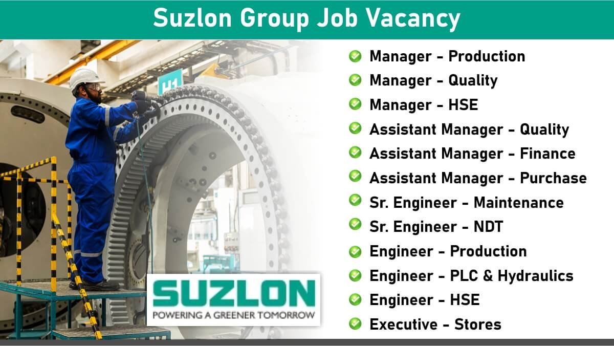 Suzlon Group Job Vacancy