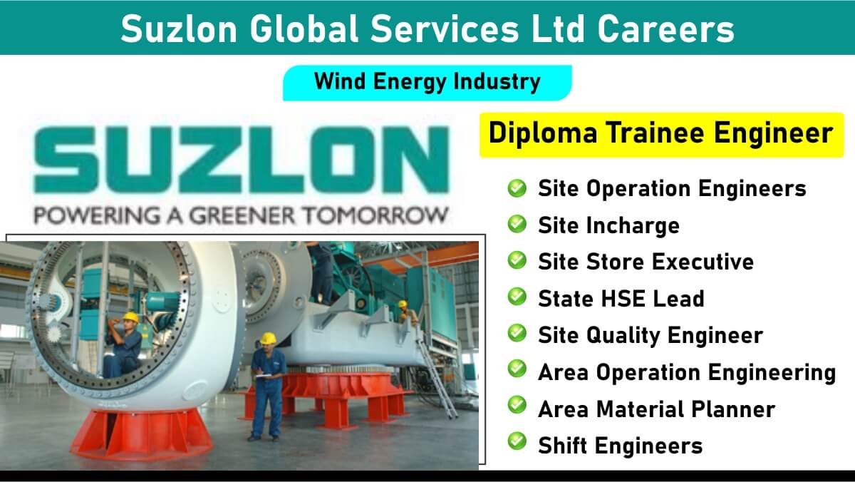 Suzlon Global Services Ltd Careers