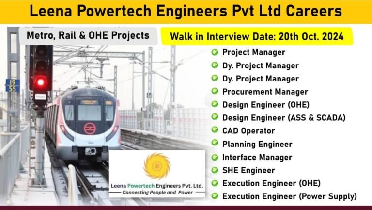 Leena Powertech Engineers Pvt Ltd Careers