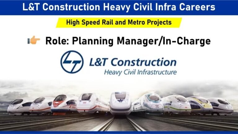 L&T Construction Heavy Civil Infra Careers