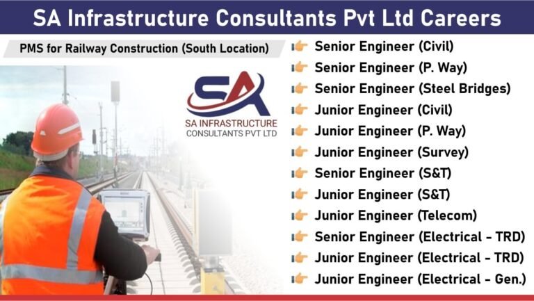 SA Infrastructure Consultants Pvt Ltd Careers