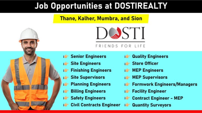 Job Opportunities at DOSTIREALTY