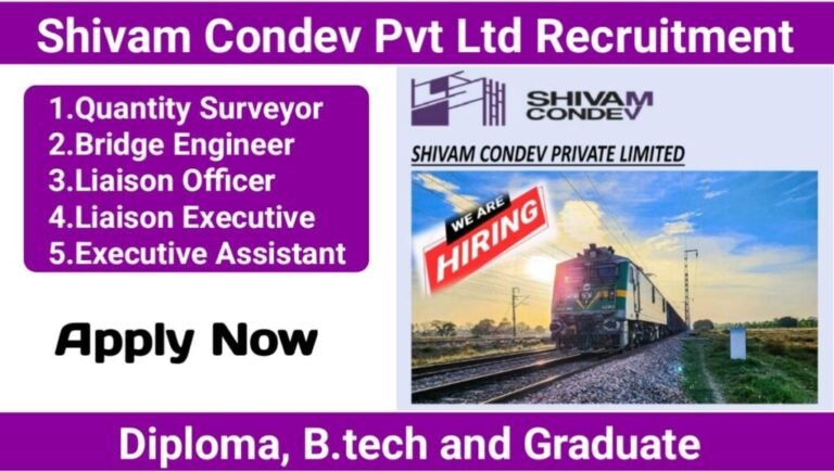 Shivam Condev Pvt. Ltd Hiring 2025 | Quantity Surveyor, Bridge Engineer, Liaison Officer & More | Odisha Location