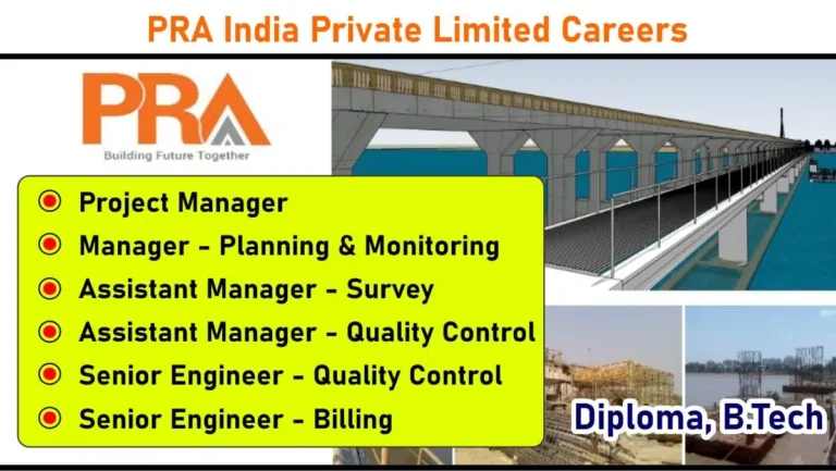 PRA India Private Limited Recruitment 2025