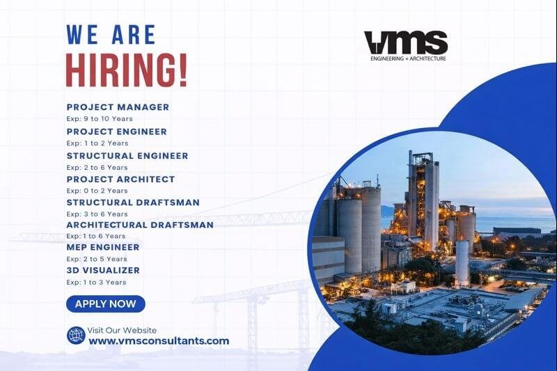 VMS Engineering Urgent Job | Engineering, Architectural, Structural, and MEP Solutions